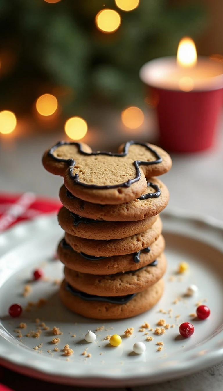 Easy Mickey Mouse Gingerbread Cookies Recipe