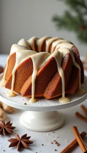 Glazed Gingerbread Bundt Cake Recipe