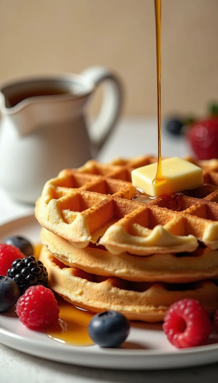 Fluffy and Easy Gluten-Free Waffles Recipe
