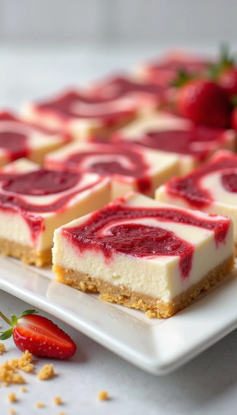 Golden Oreo Strawberry Cheesecake Bars Recipe