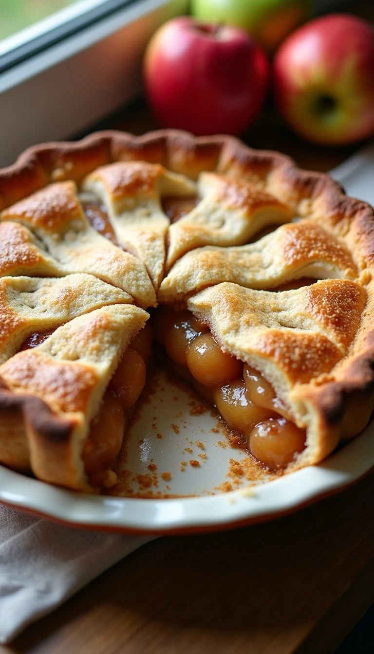 Grandma's Old-Fashioned Apple Pie with an Amazingly Flaky Crust