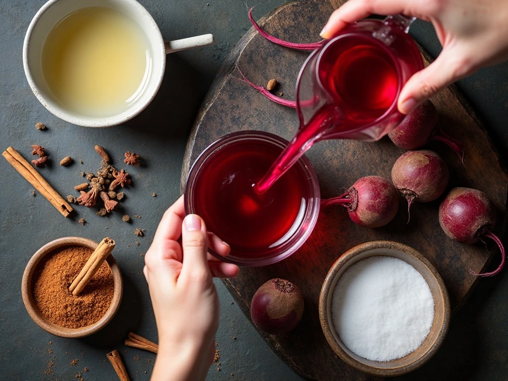 Ingredients for Great-Grandma’s pickled beets