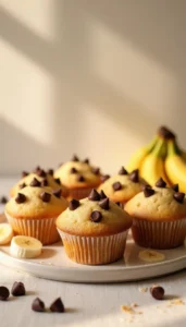 Greek Yogurt Chocolate Chunk Banana Muffins Recipe