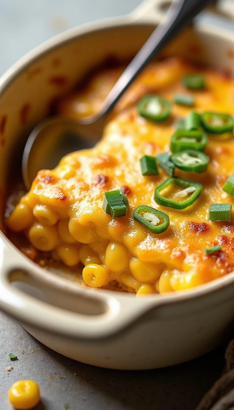 Easy Green Chili Corn Casserole Recipe for a Cozy Dinner