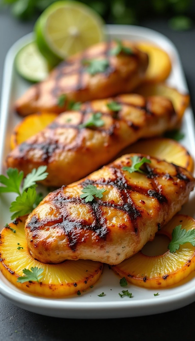 Easy Grilled Pineapple Chicken Recipe