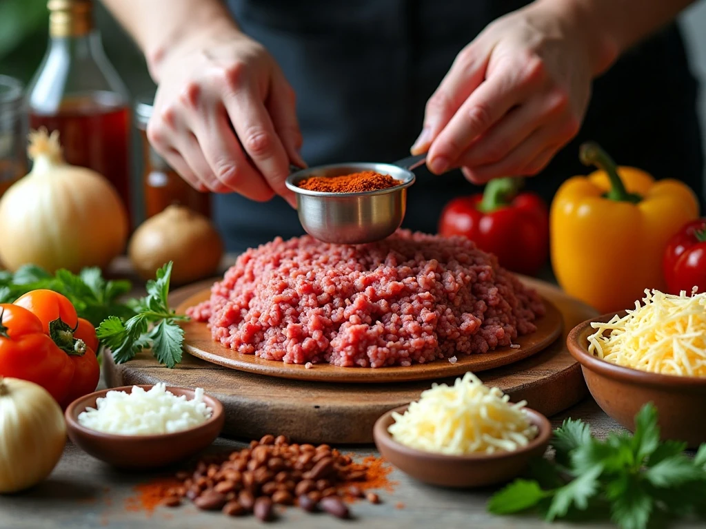 Common ingredients for ground beef crockpot recipes