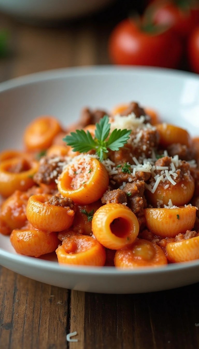 Creamy Tomato Ground Beef Pasta Recipe for an Easy Family Dinner