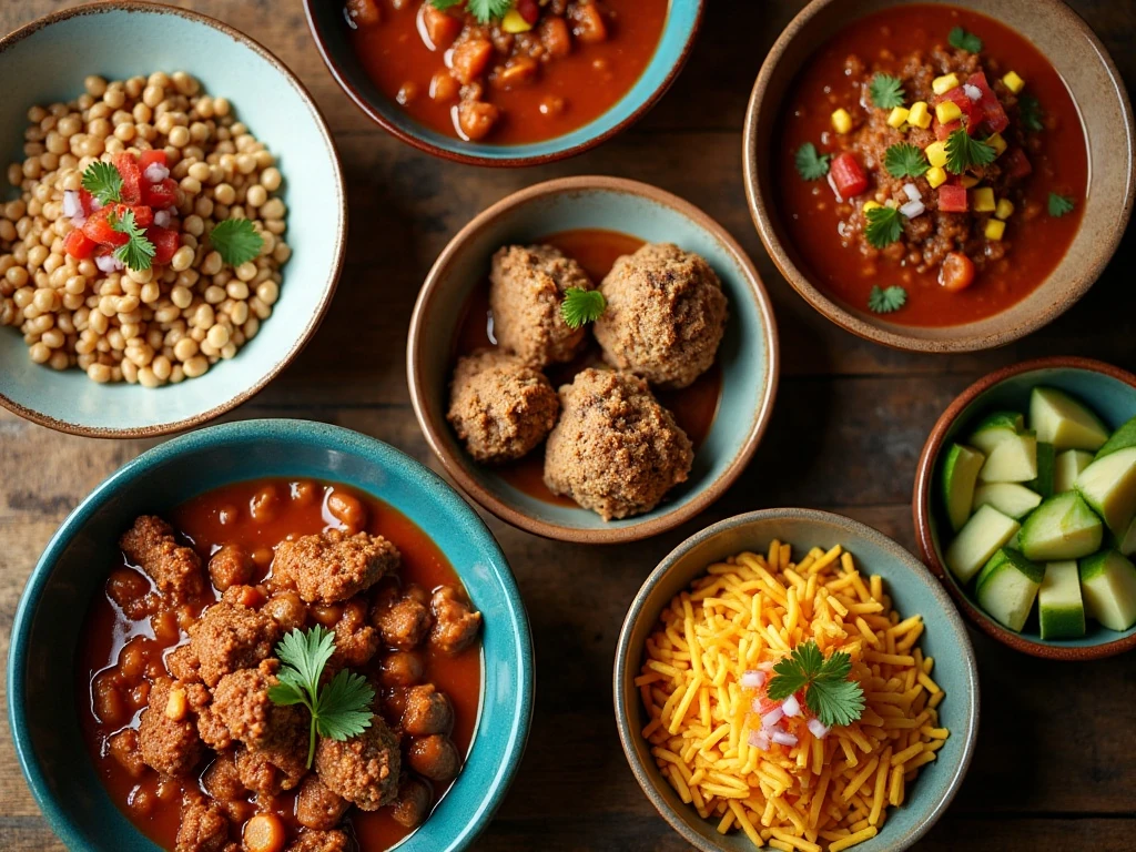 A variety of easy ground turkey slow cooker dinners