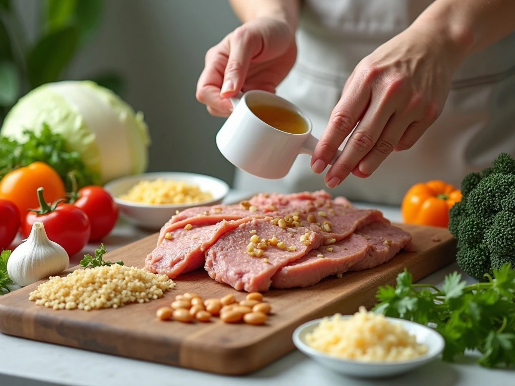 Ingredients for ground turkey slow cooker recipes