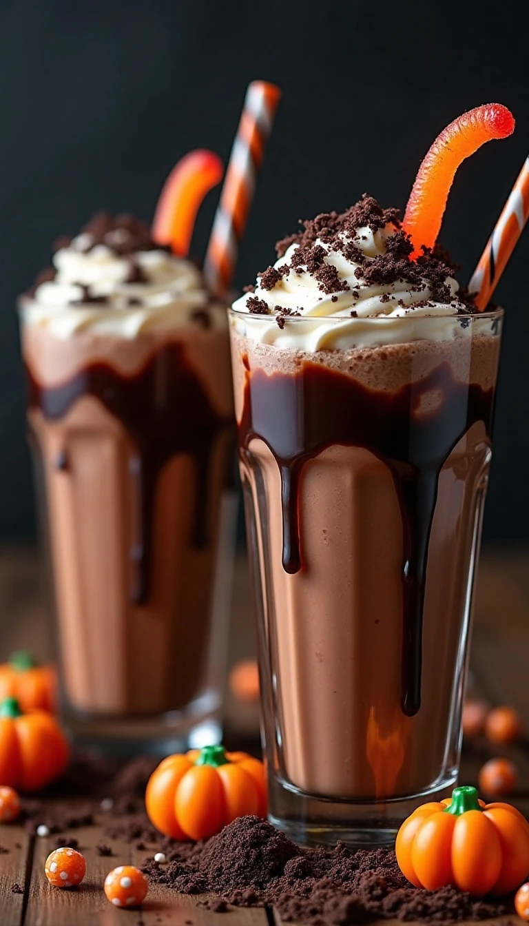 Halloween Dirt Shake Recipe for a Spooky Treat