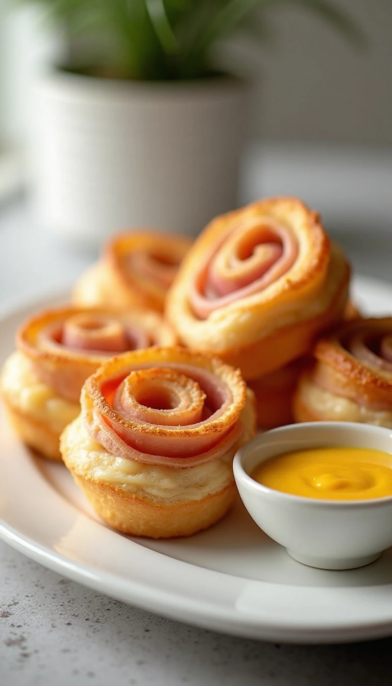 Easy Ham and Cheese Pinwheels Recipe