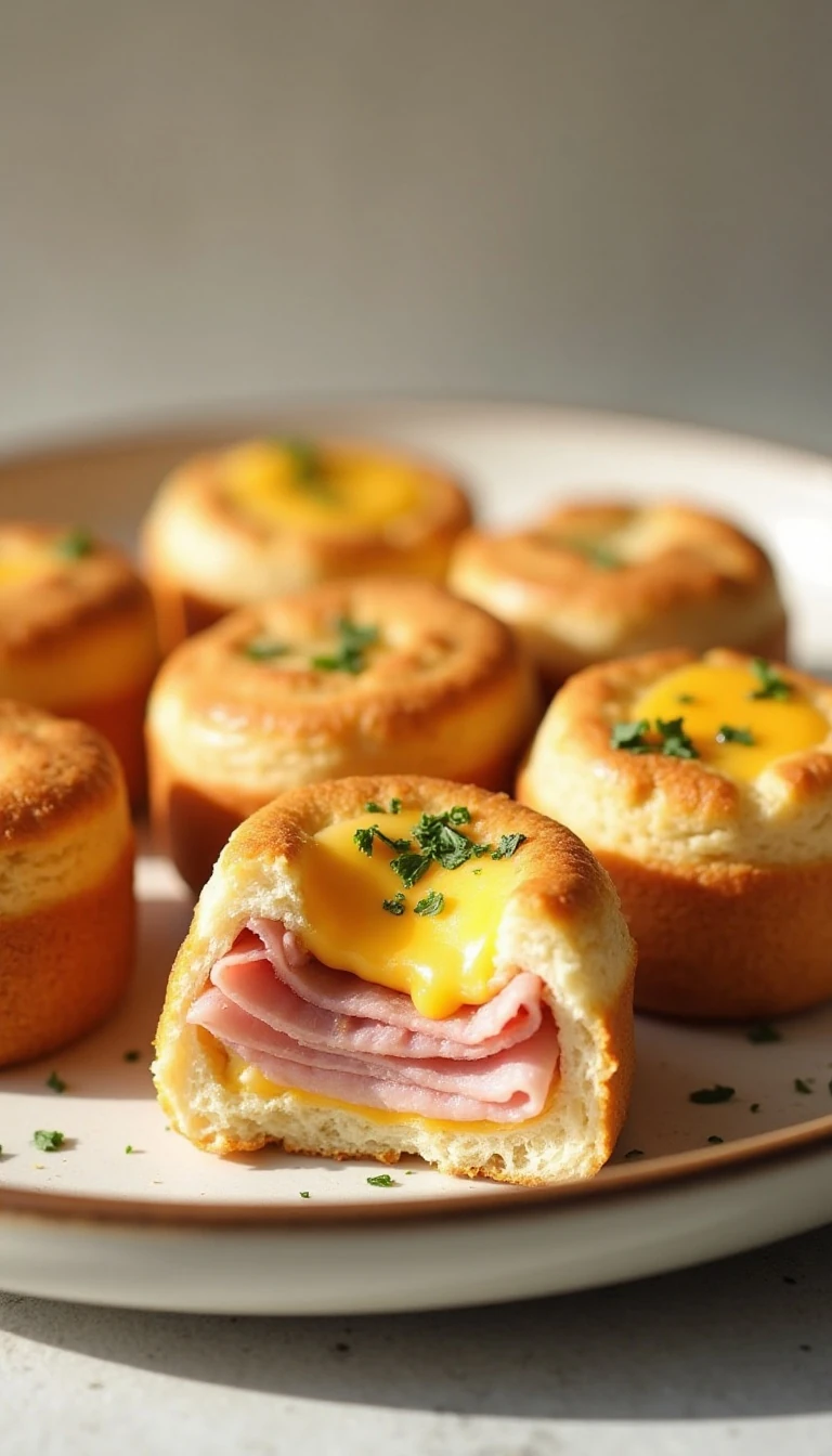 Ham and Cheese Breakfast Bombs Recipe