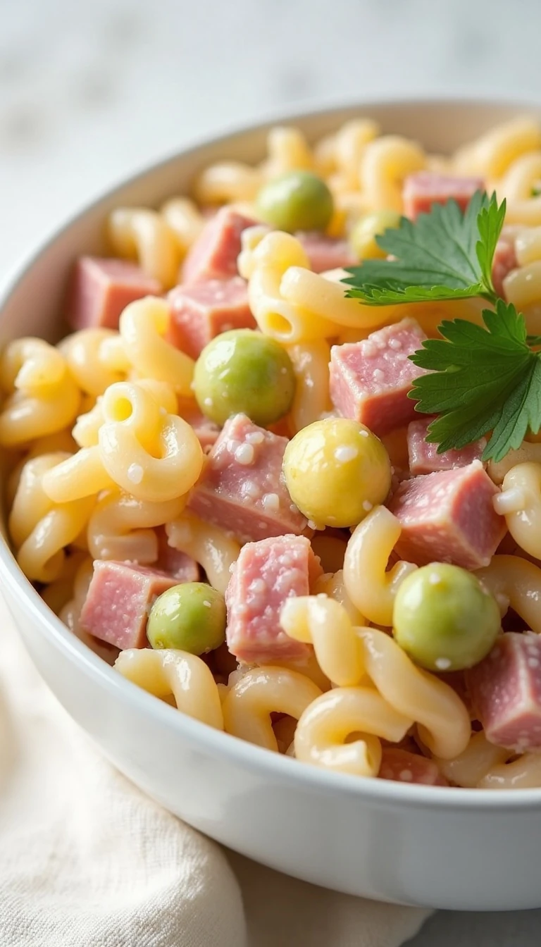 Easy Ham and Pineapple Pasta Salad Recipe