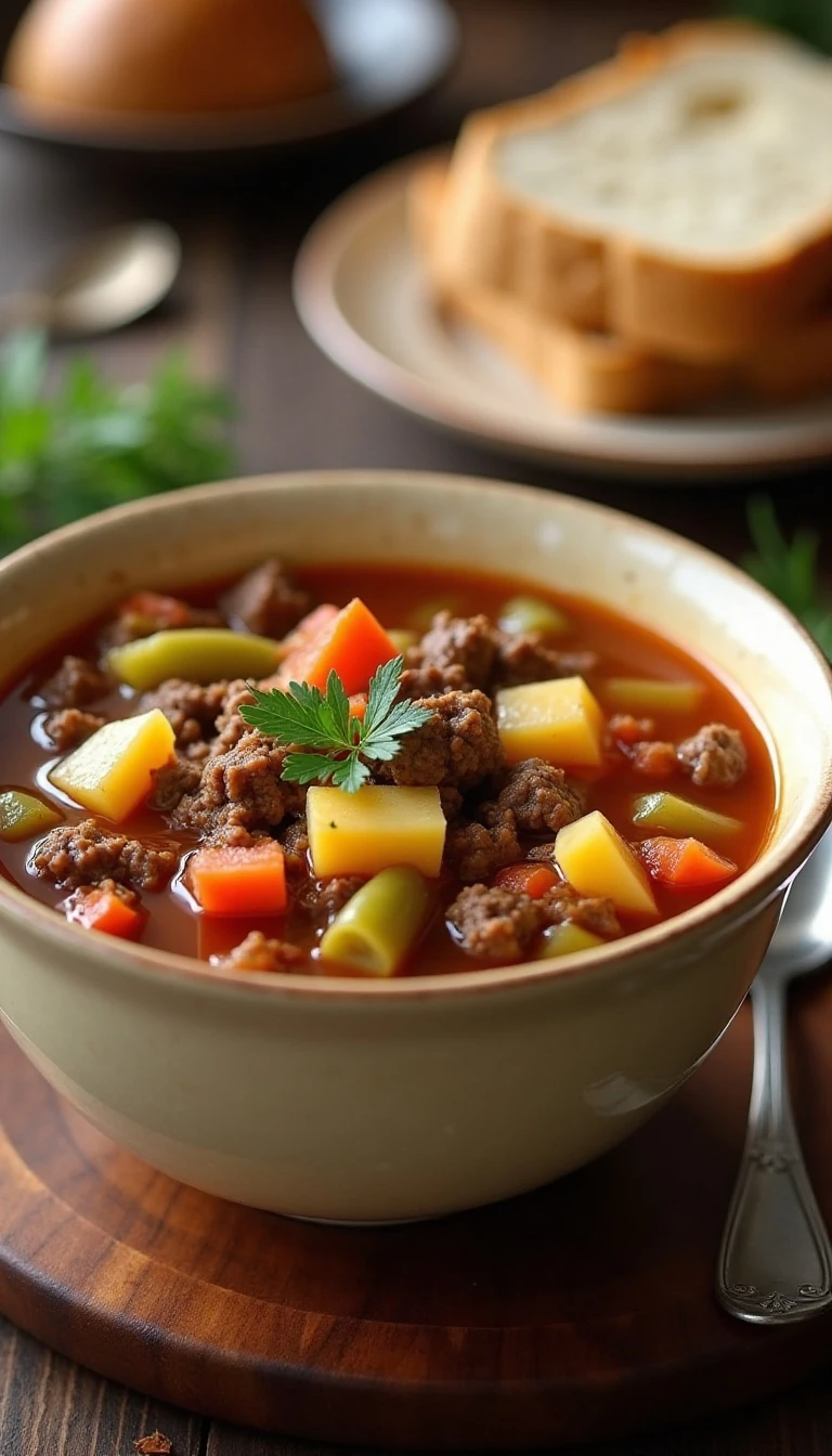 Best Hamburger Soup Recipe for a Cozy Homemade Meal