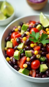 Easy and Healthy Black Bean Salad Recipe