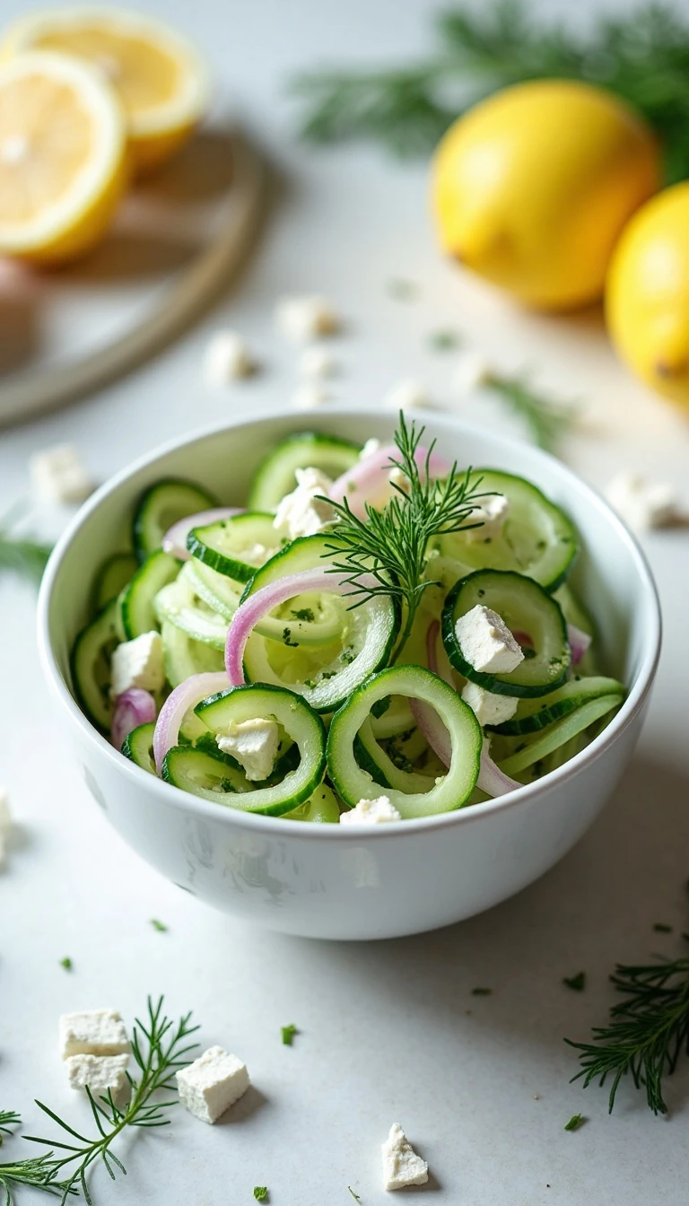 Easy and Refreshing Healthy Cucumber Salad Recipe