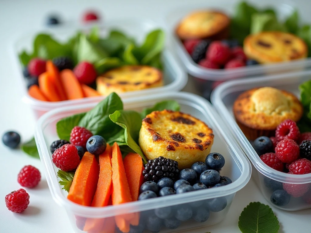 Make-ahead healthy Easter dishes stored for serving