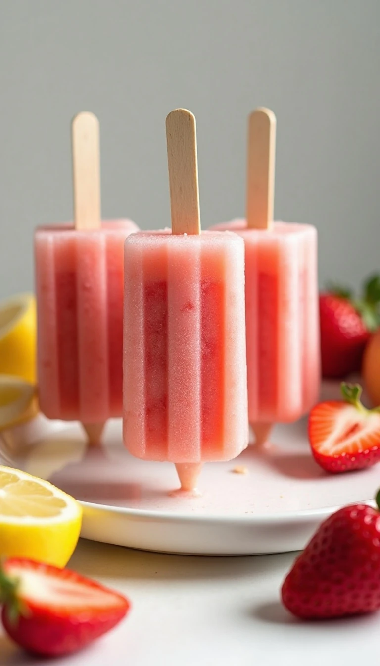 Healthy Homemade Strawberry-Apple Ice Pops Everyone Loves