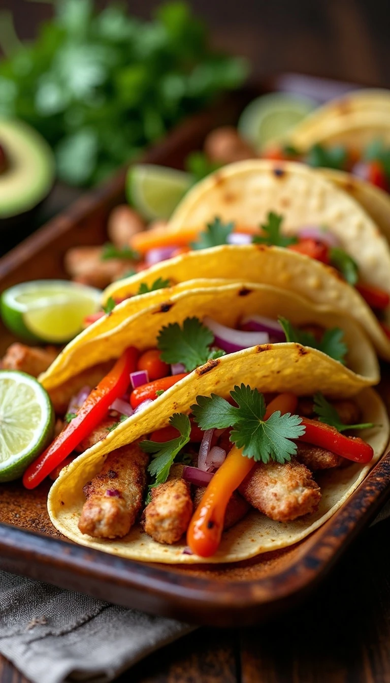 Healthy Sheet Pan Chicken Fajitas Recipe