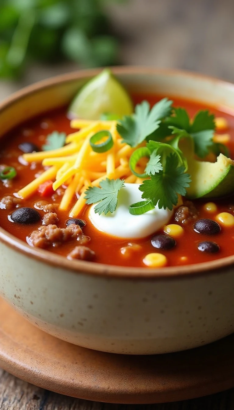 Healthy Taco Soup Recipe That’s Easy and Flavorful