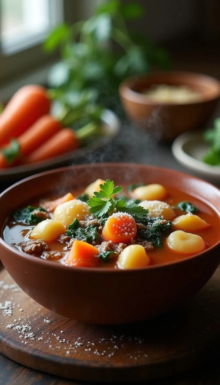 Hearty Beef and Gnocchi Soup Recipe for Cozy Nights