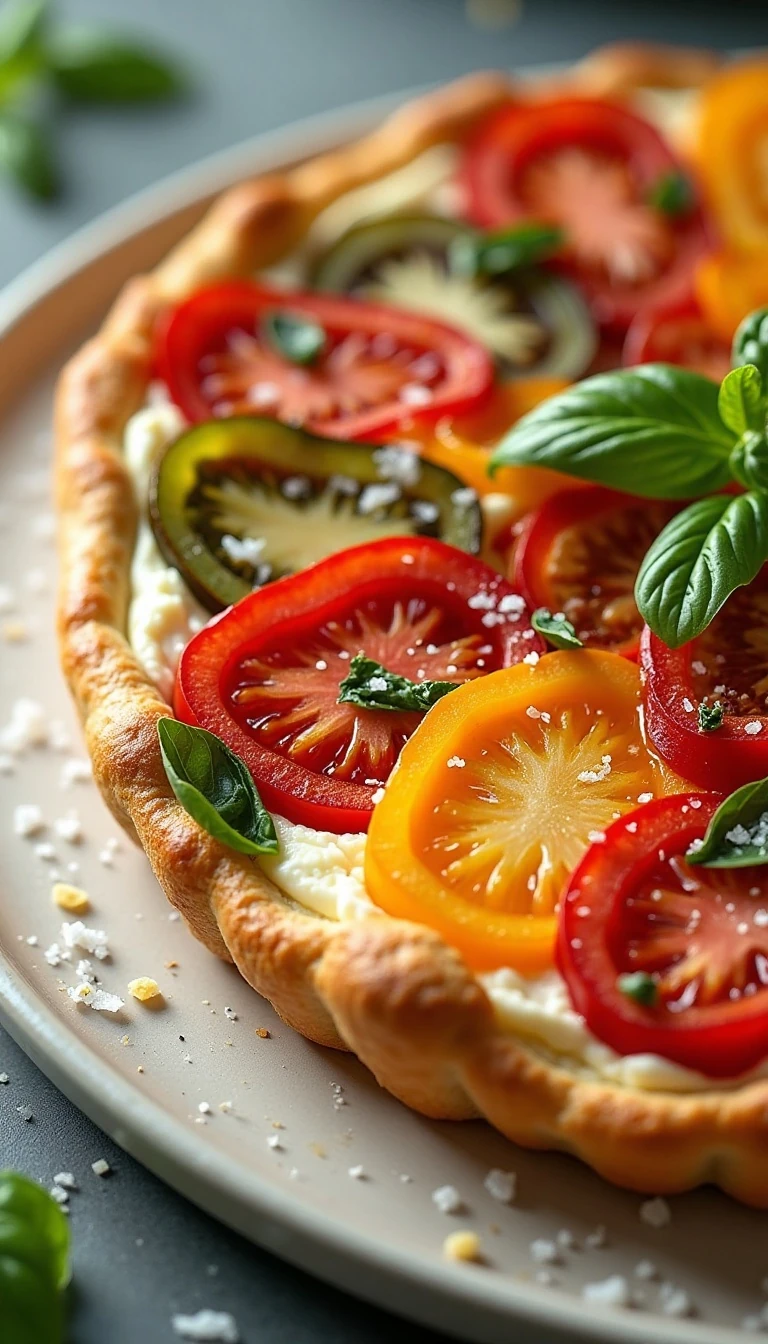 Heirloom Tomato Ricotta Tart: A Summer Showstopper
