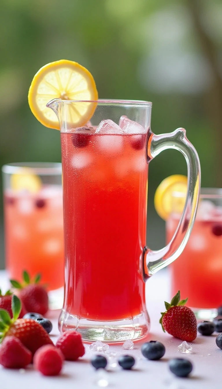 Refreshing Homemade Berry Lemonade Recipe