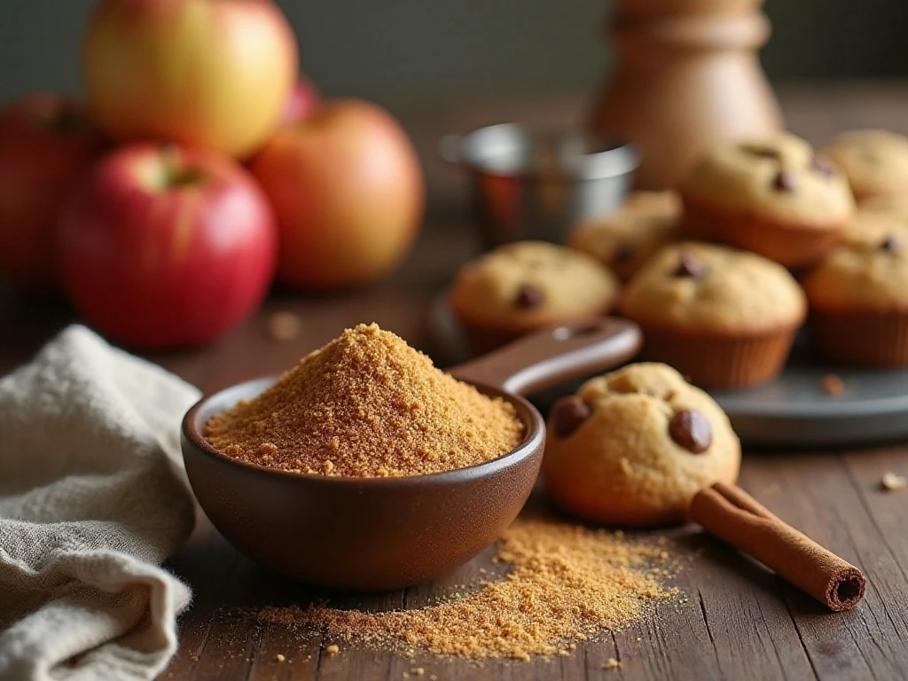 Baked treats made with homemade brown sugar