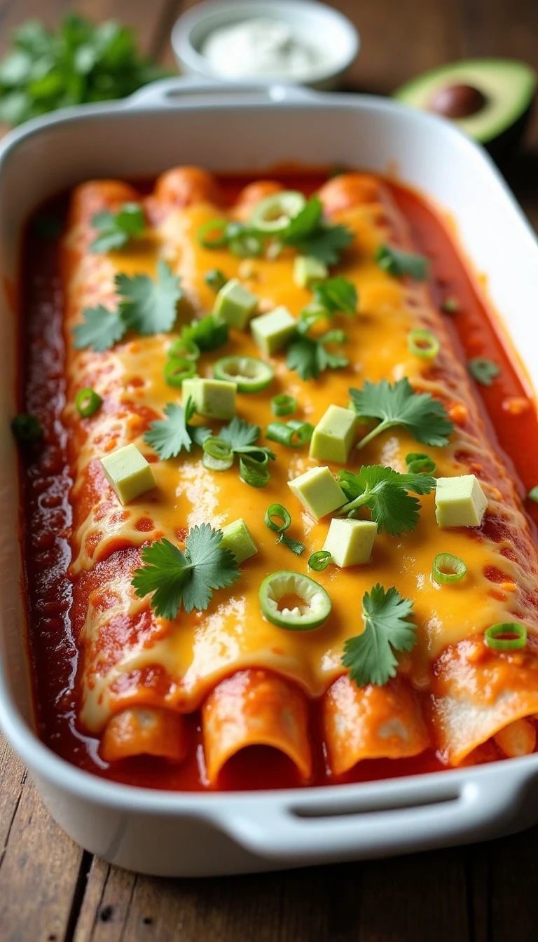 Easy Homemade Cheese Enchiladas Recipe