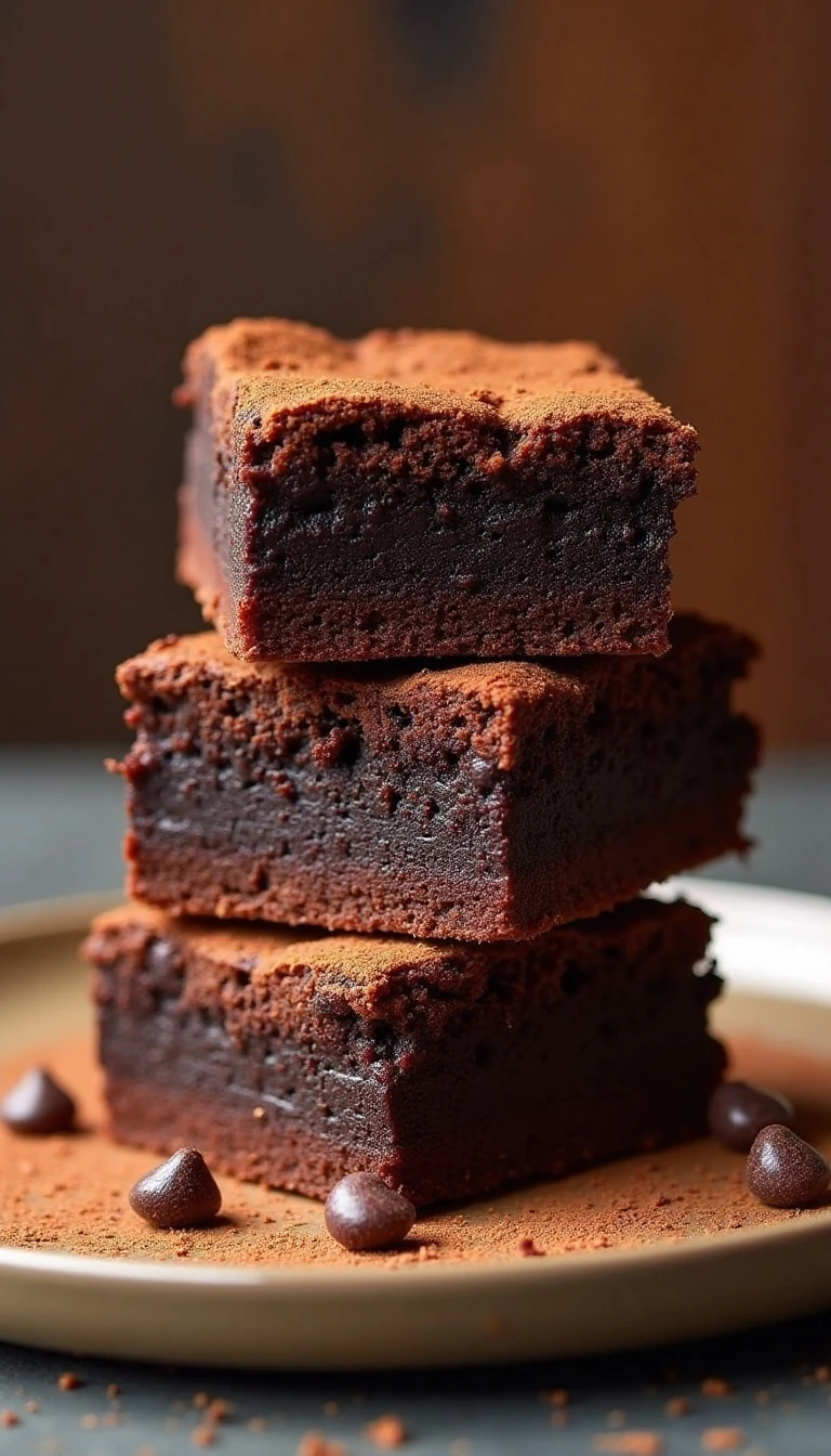 Spicy & Fudgy Homemade Chipotle Brownies Recipe