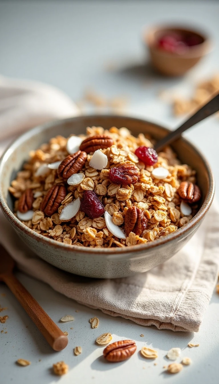 Crunchy and Healthy Homemade Granola Recipe