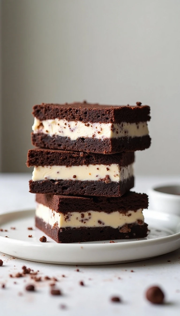 Homemade Ice Cream Sandwiches Made Easy with Cake Mix