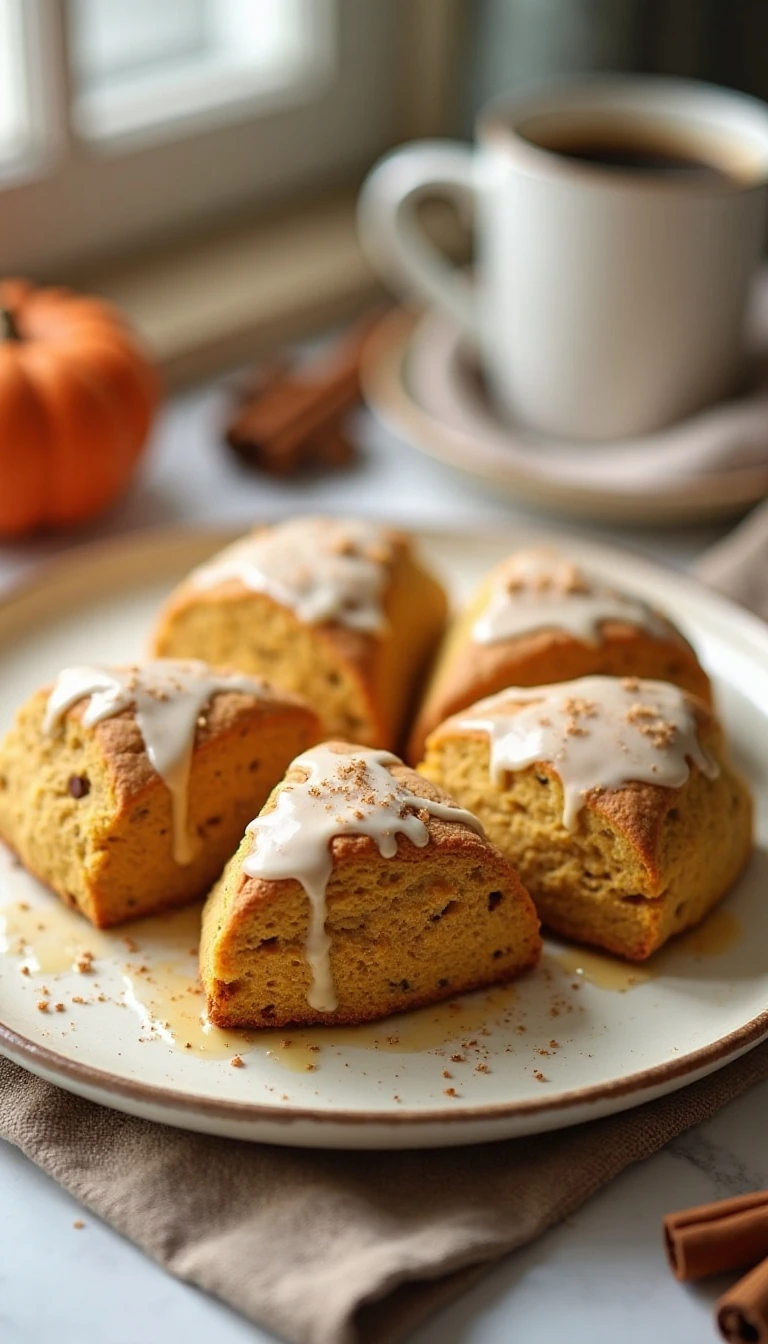 Easy Homemade Pumpkin Scones for Cozy Mornings