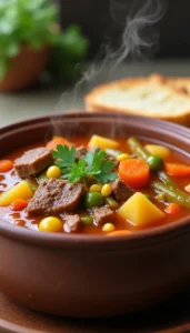 Homemade Vegetable Beef Soup Recipe That Comforts Every Spoonful