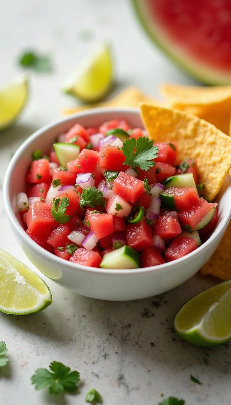 How to Make Fire and Ice Watermelon Salsa