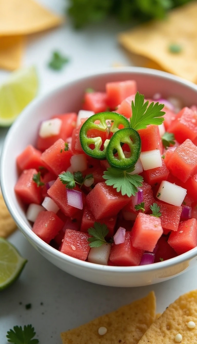 How to Make Fire and Ice Watermelon Salsa: Sweet, Spicy, and Refreshing