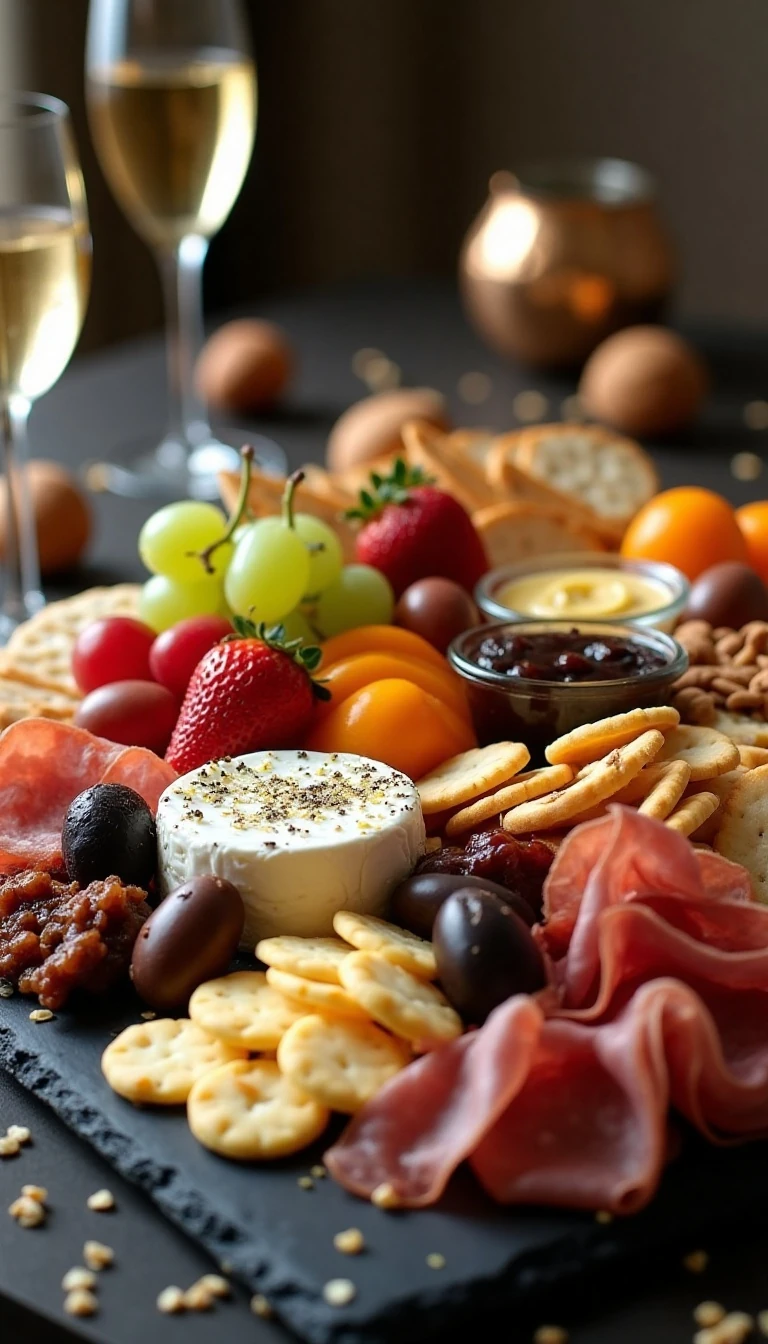 How to Make the Ultimate New Year's Eve Snack Board