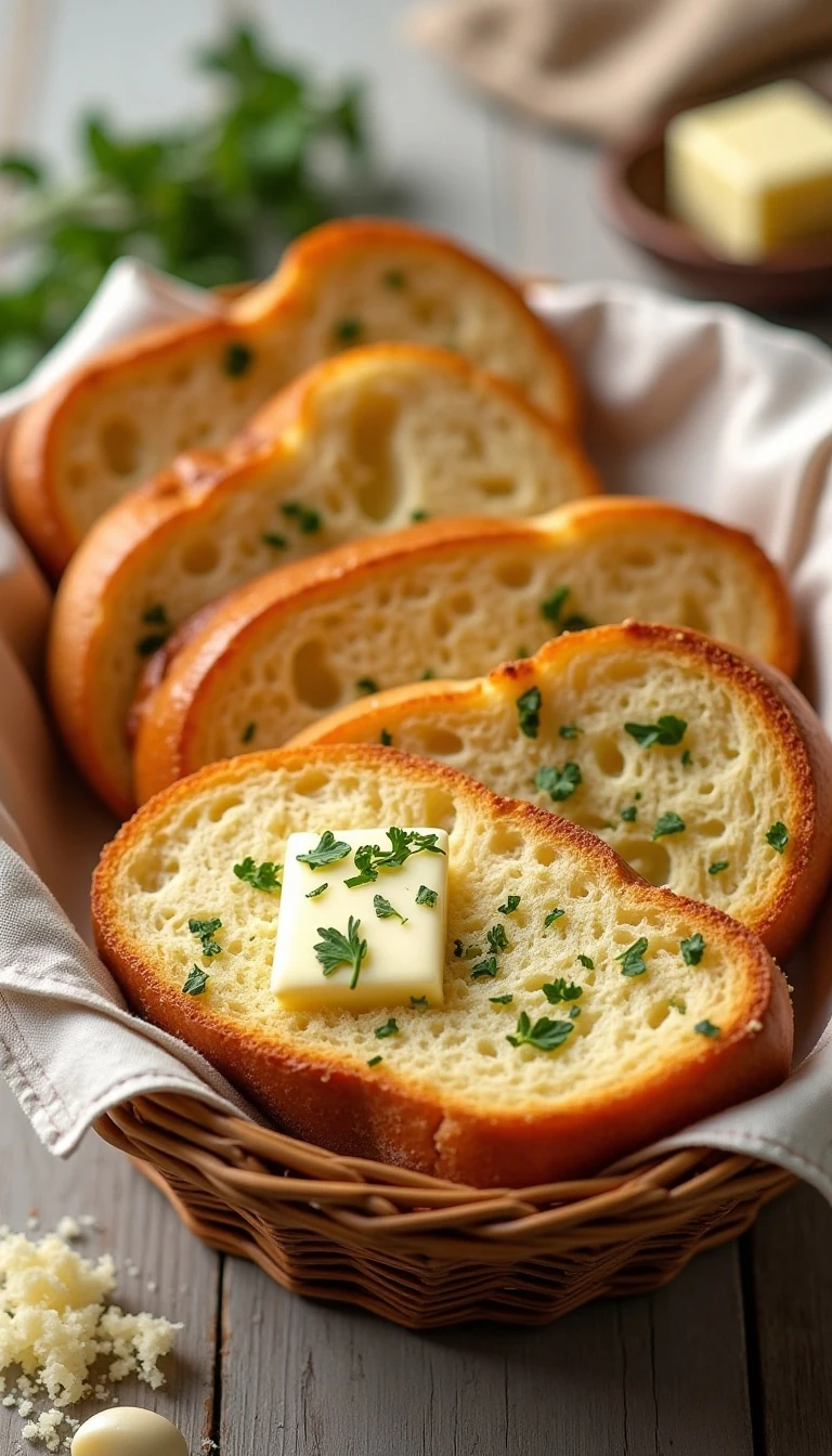 How to Make Frozen Garlic Bread Slices at Home