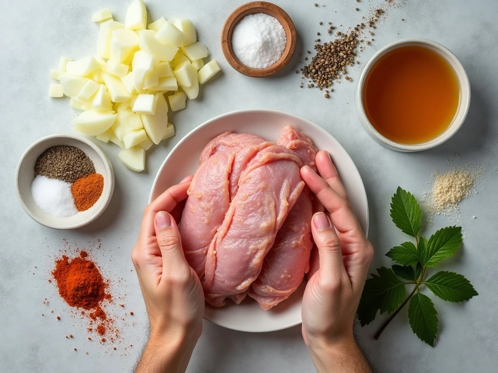 Ingredients for perfectly seasoned ground turkey