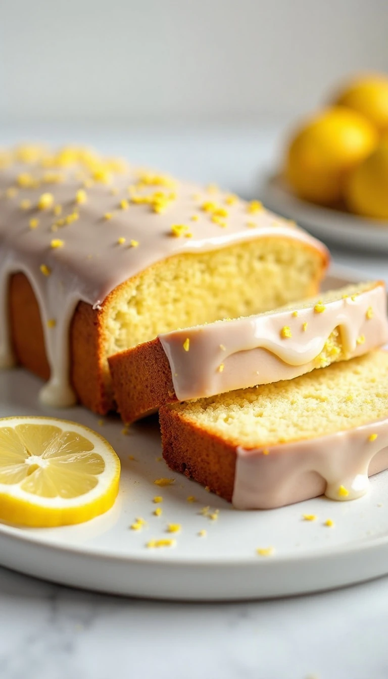 Iced Lemon Loaf Pound Cake Recipe That Stays Moist