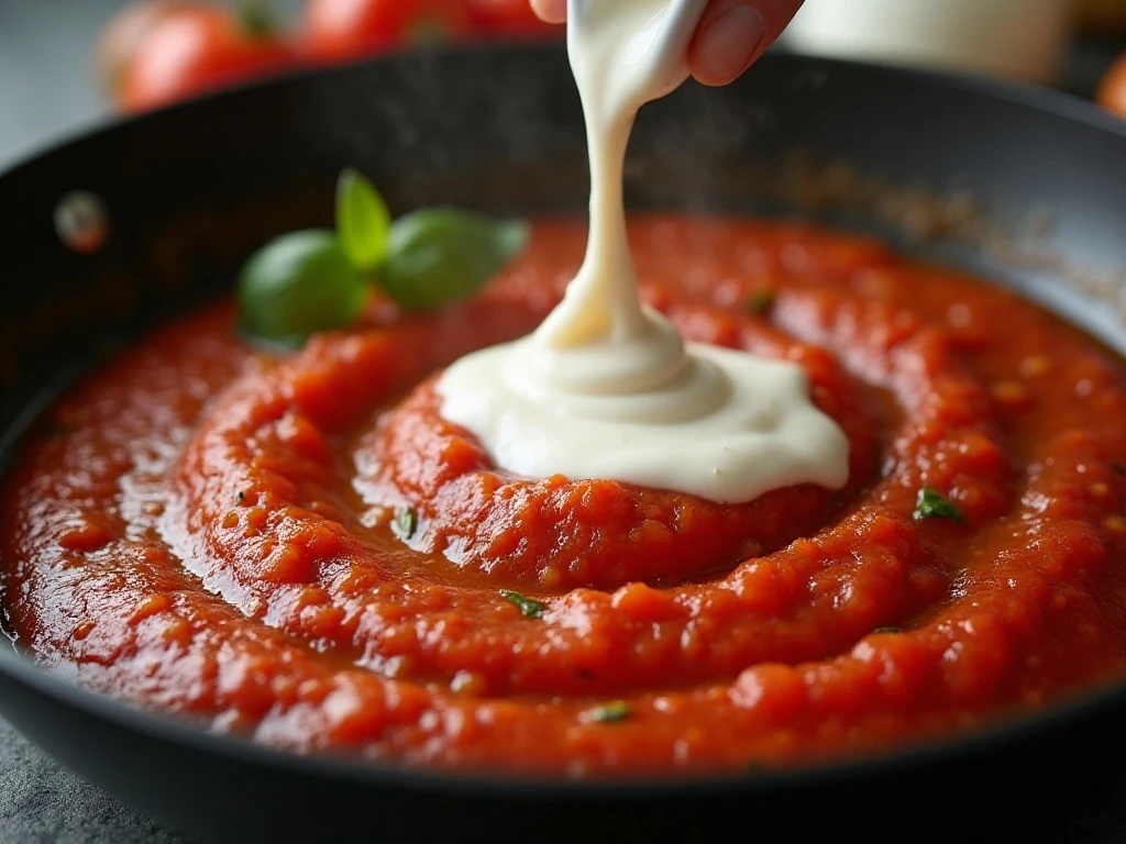 Smooth tomato sauce for restaurant-style butter chicken