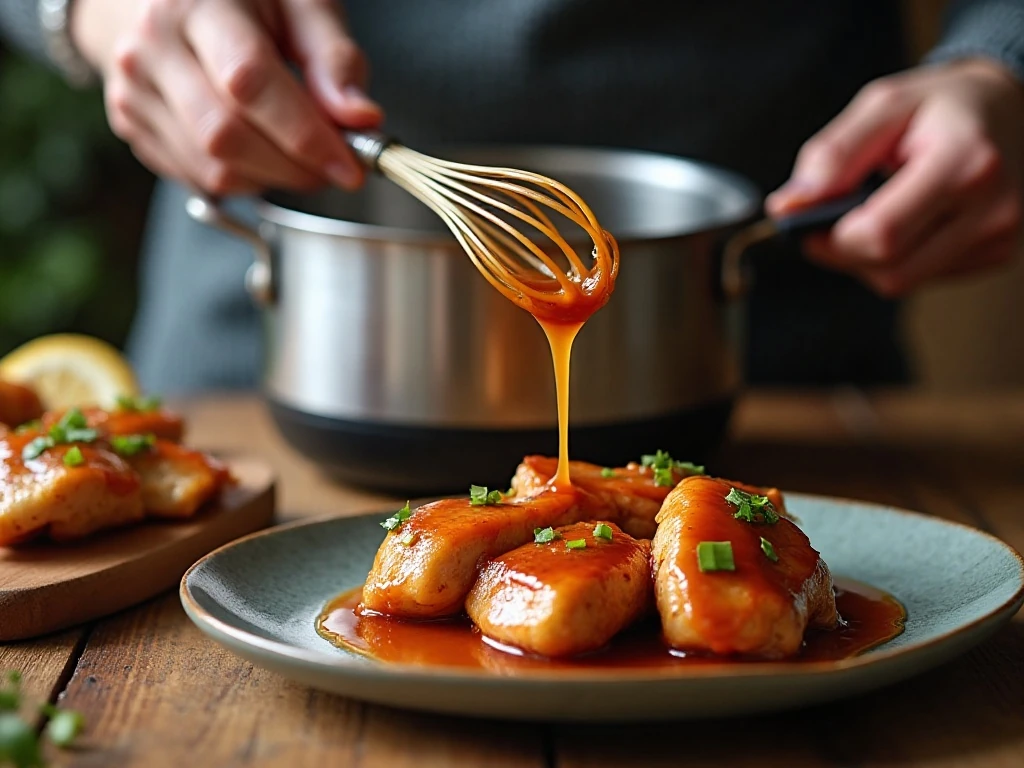 Thickening teriyaki sauce after pressure cooking