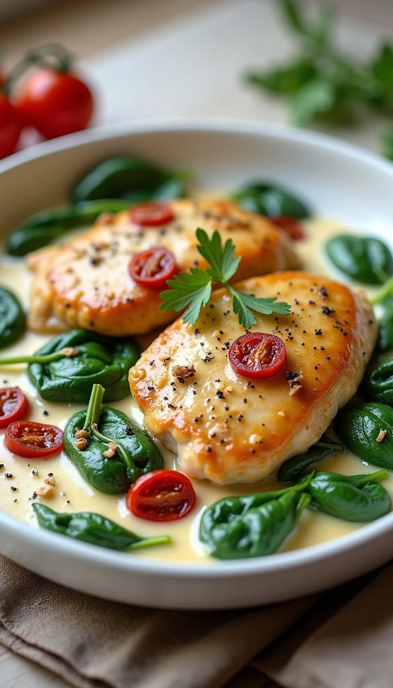 Creamy Instant Pot Sun-Dried Tomato Chicken Recipe