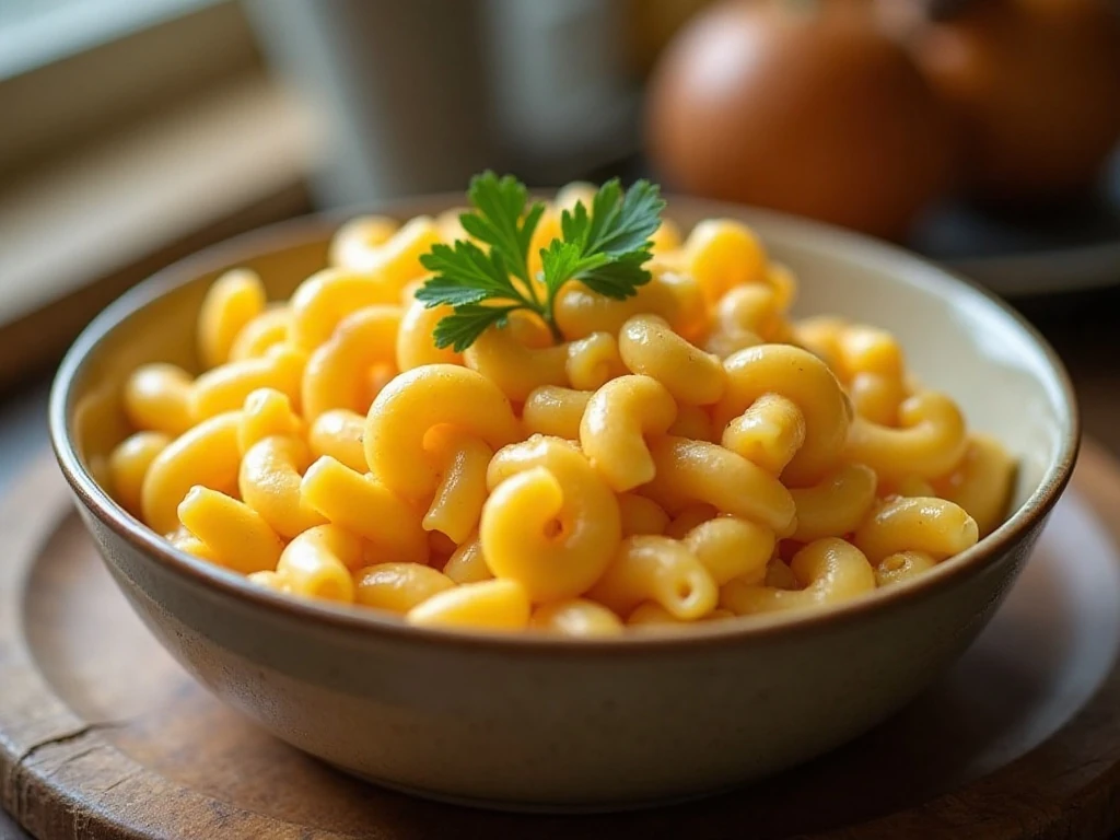 Creamy Instant Pot mac and cheese served in a bowl