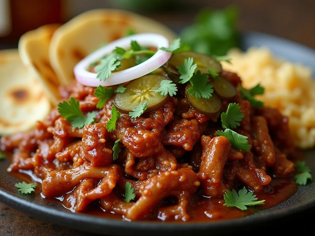 Pulled pork tacos and rice bowl serving idea
