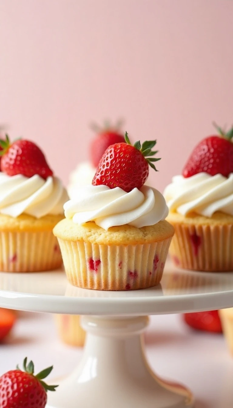 Irresistible Strawberry Cream Cheese Cupcakes Recipe