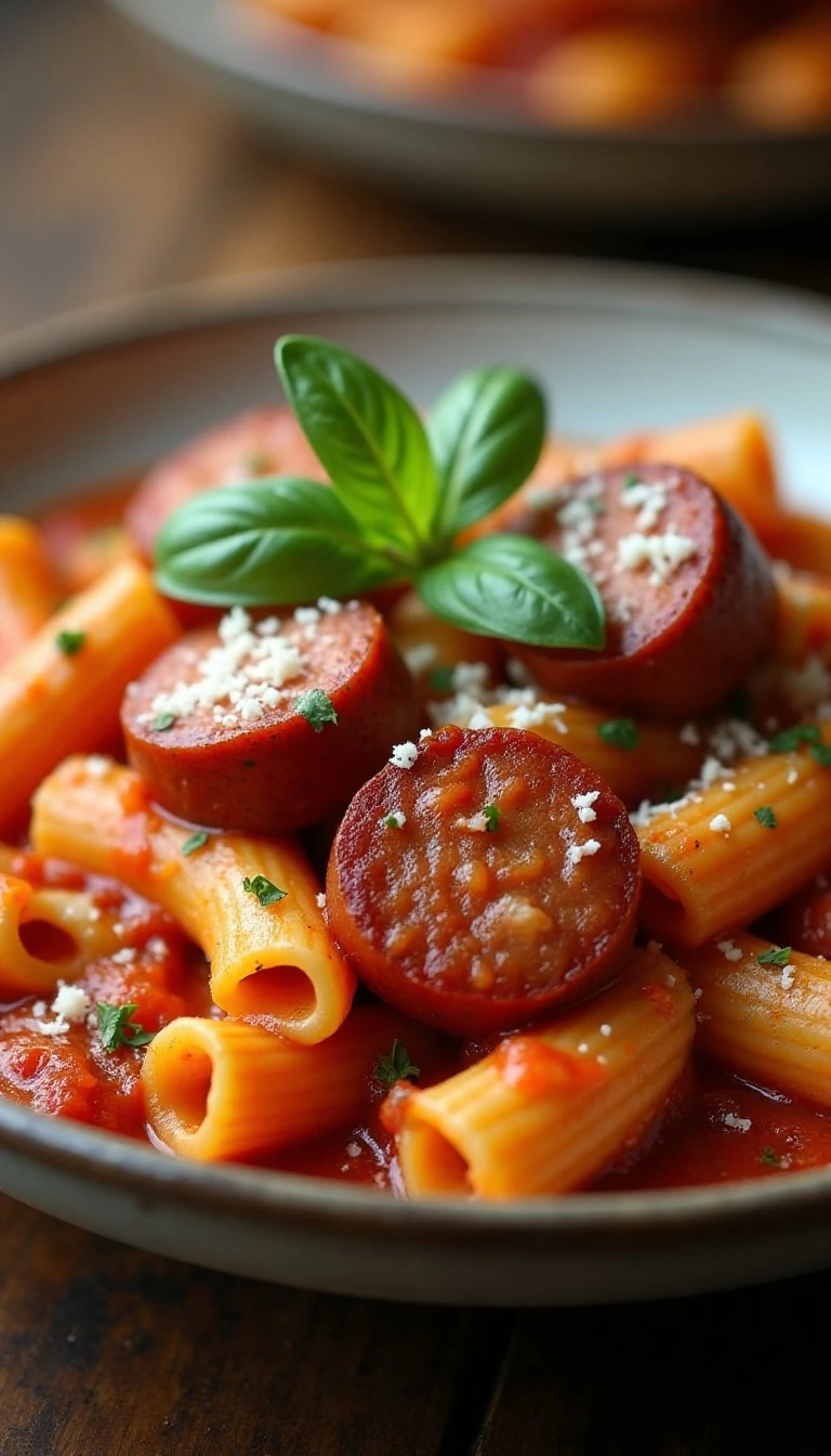 Italian Rigatoni With Smoked Sausage: A Flavorful Twist