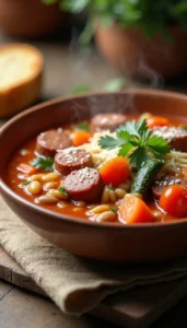 Easy Zesty Italian Sausage Soup Recipe