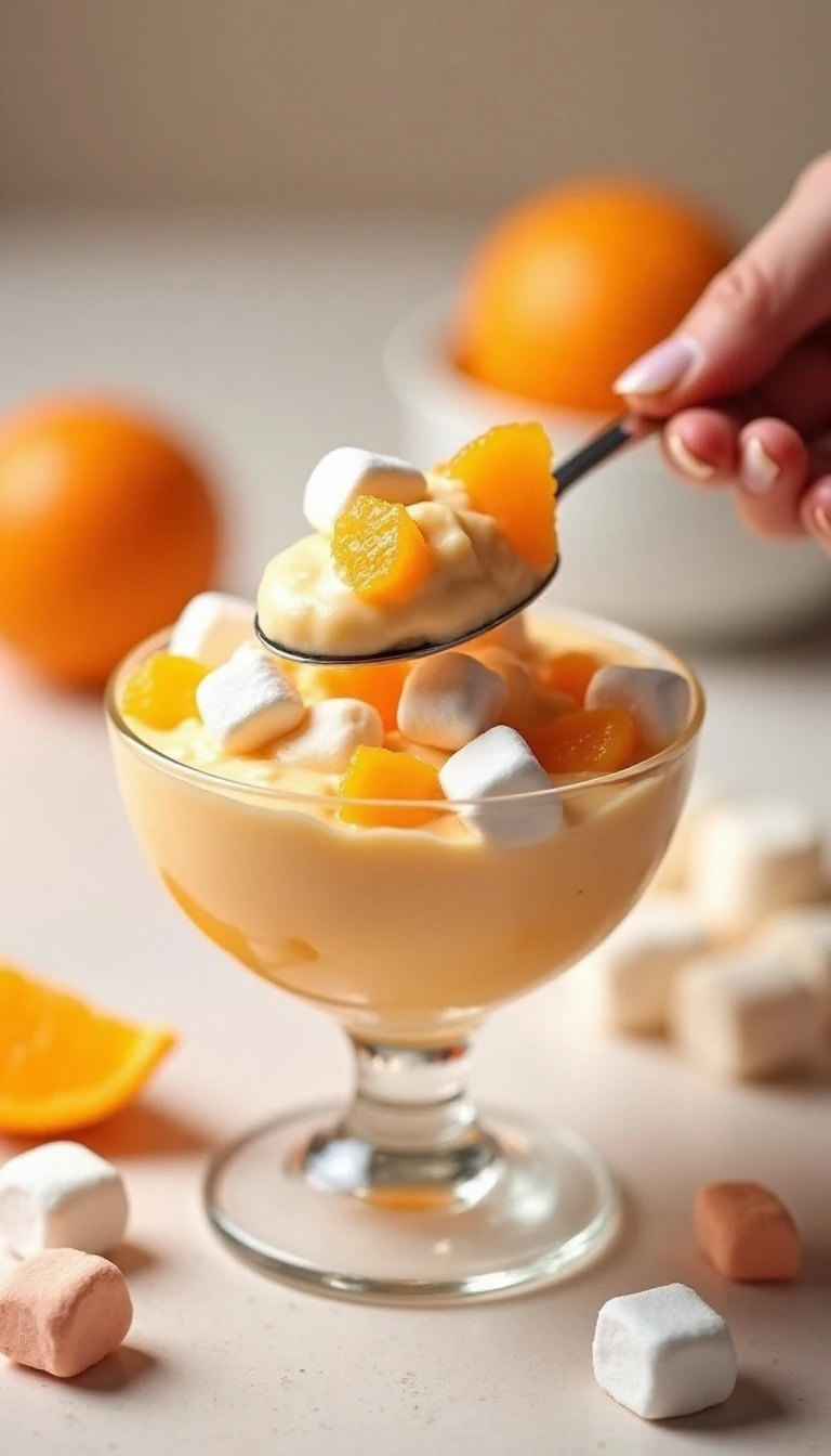 Easy Jello Orange Fluff Dessert Recipe