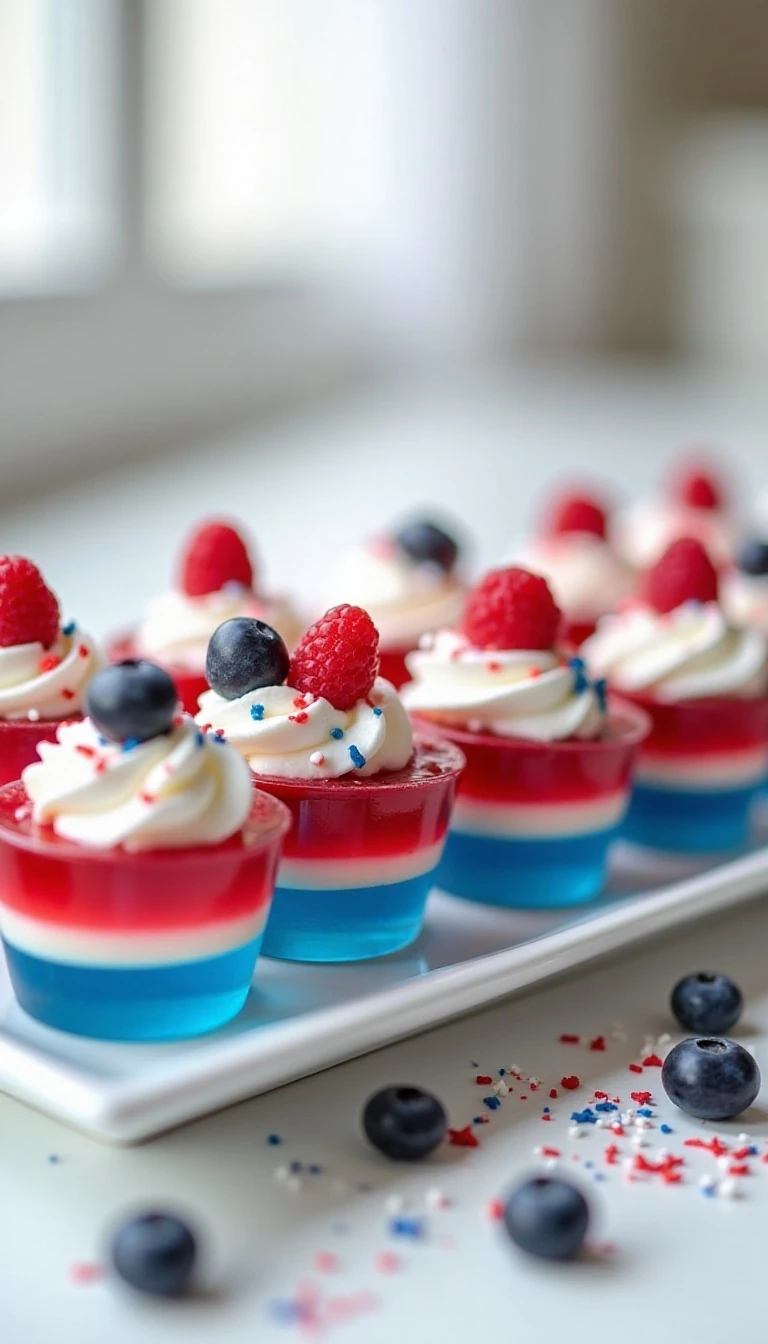 Festive July 4th Jello Shots Recipe: Red, White, and Blue Party Shots